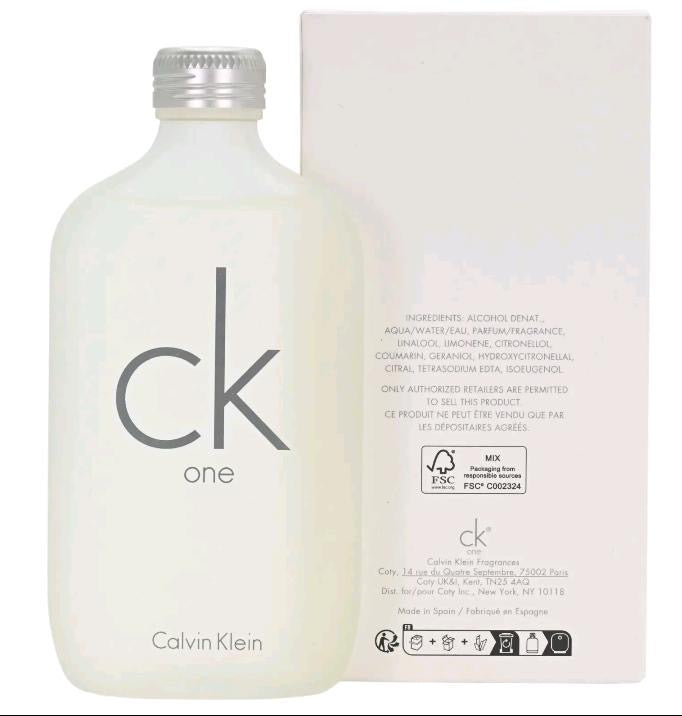 CK One by Calvin Klein 200ml – Fresh Citrus Unisex Perfume (Best Seller)