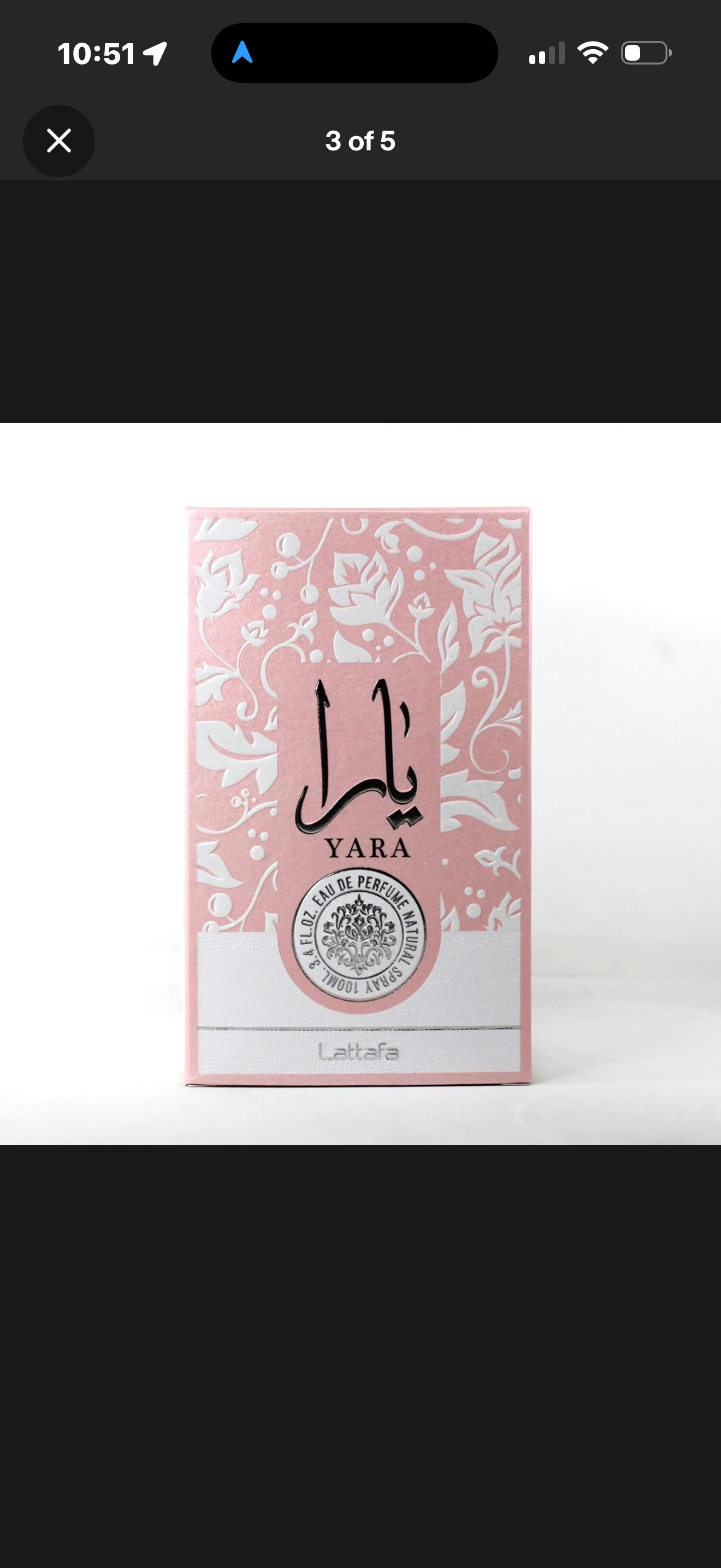 Lattafa Yara Eau de Parfum 3.4oz (100ml) – Sweet Vanilla Floral Perfume for Wome